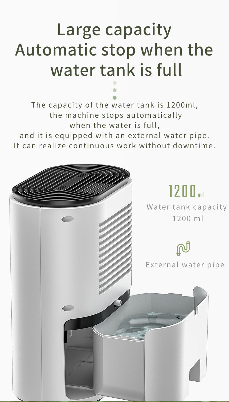 New 2L Dehumidifier For Home Air Dehumidifier Mini Bathroom Air Dryer Moisture Absorber Indoor Moisture Proof