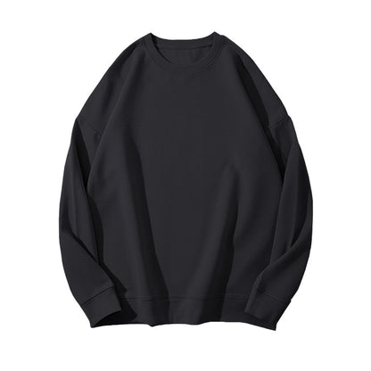 Solid Color Velvet Sweatshirt for Women in Autumn and Winter Korean Style Loose Casual Top T-Shirt Female Student Couple Outwear Bottoming Shirt