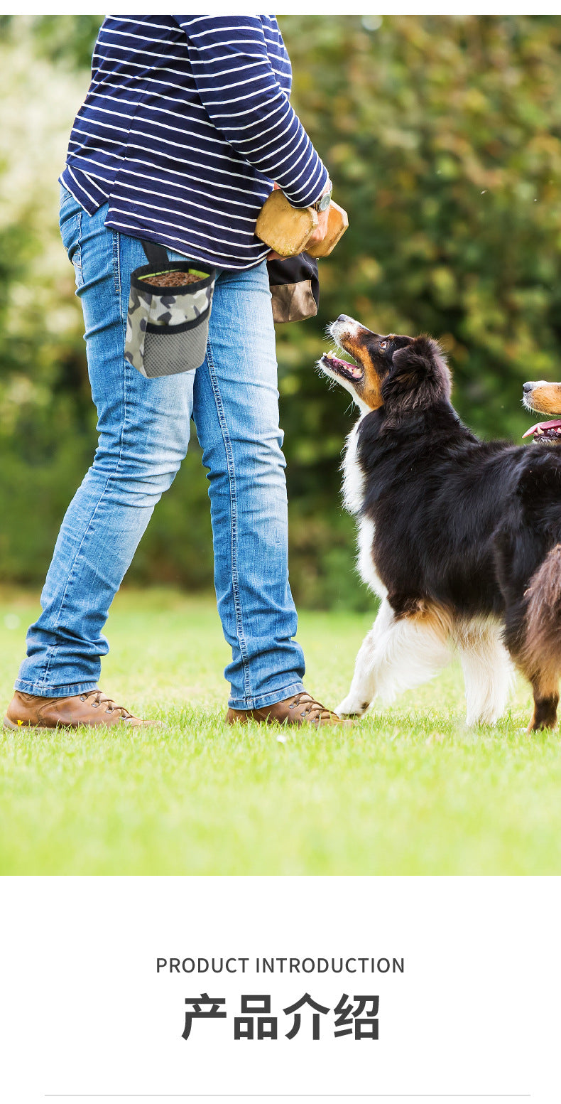 Pet summer supplies mini outdoor portable training bag dog snack bag AliExpress cross-border direct sales