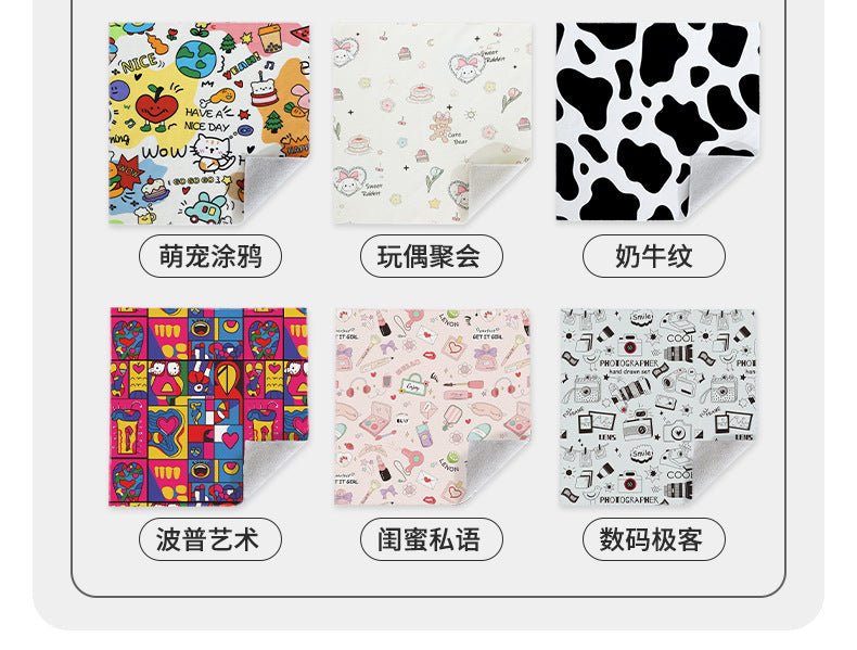 Magic Cloth Cosmetic Bag Explosive 100-patch Storage Bag Camera Sleeve Bag Micro Single iPad SLR Protective Cover