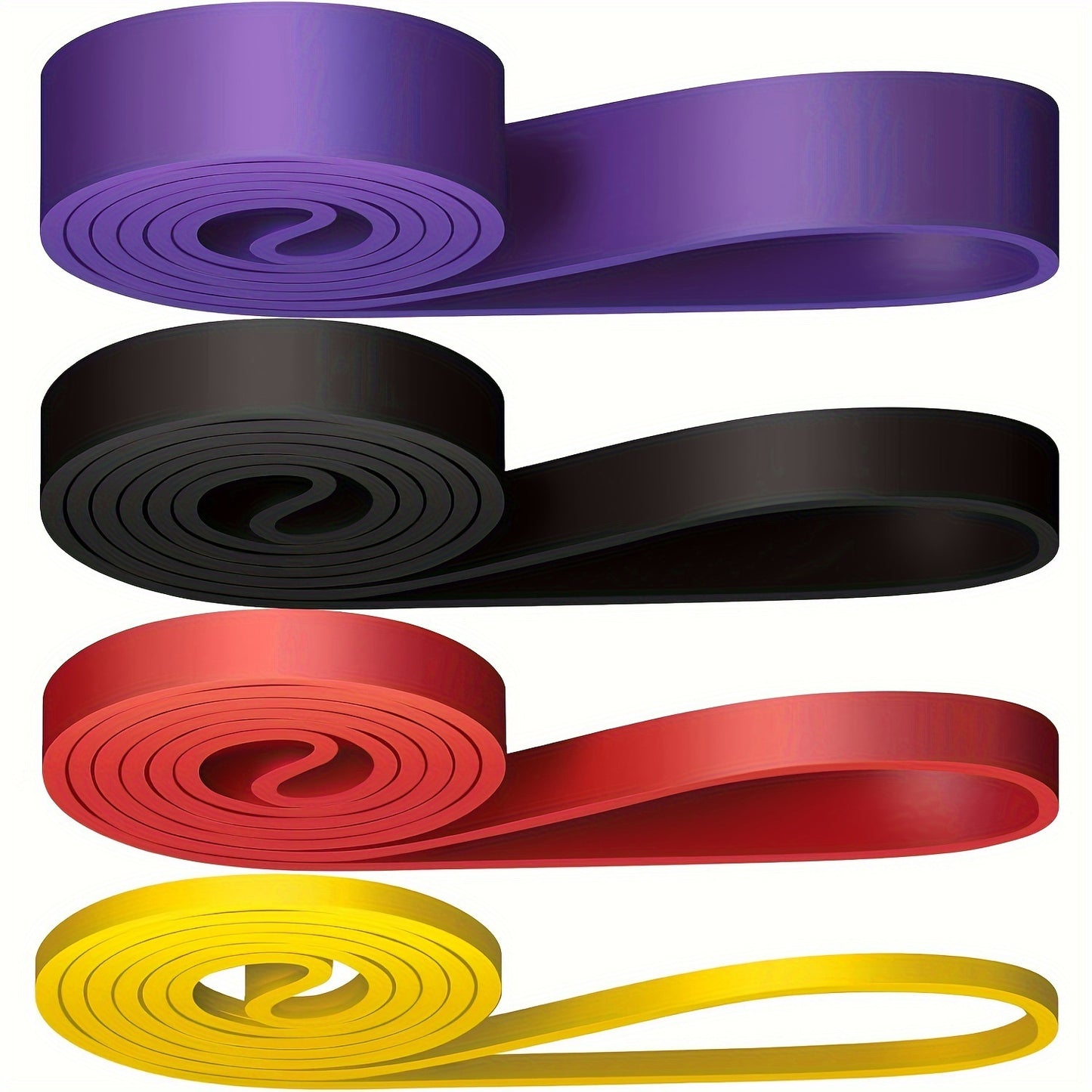 Fitness elastic belt pull-up resistance belt strength training elastic rope men's and women's yoga stretch auxiliary tension belt