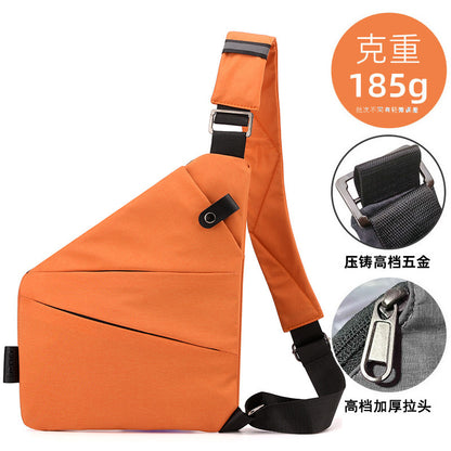 Chest Bag Men's Distinctive Shoulder Crossbody Bag Fashion Cross Bag Multifunctional Sports Fashion Underarm Bag Men's Chest Bag
