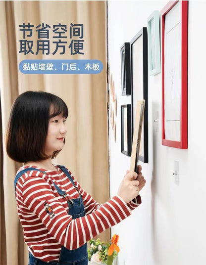 Popular Foreign Trade Traceless Adhesive Hooks, No-Drill Hooks for Hanging Picture Frames, Tiles, Wall Nails, Wall-Mounted Adhesive Hooks, No-Nail Screws