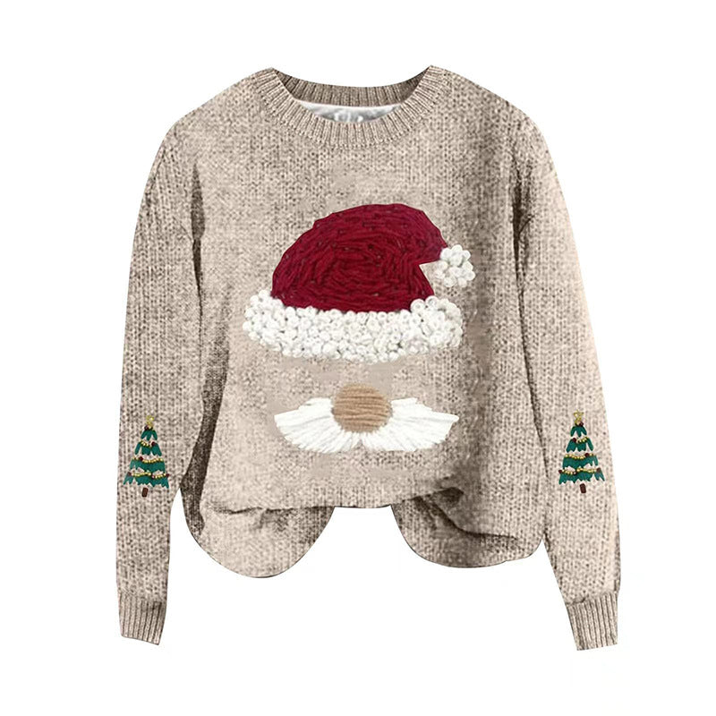 Ebay Amazon Autumn and Winter New European and American Christmas Sweater Loose Pullover Knitted Top All-match Casual Sweater