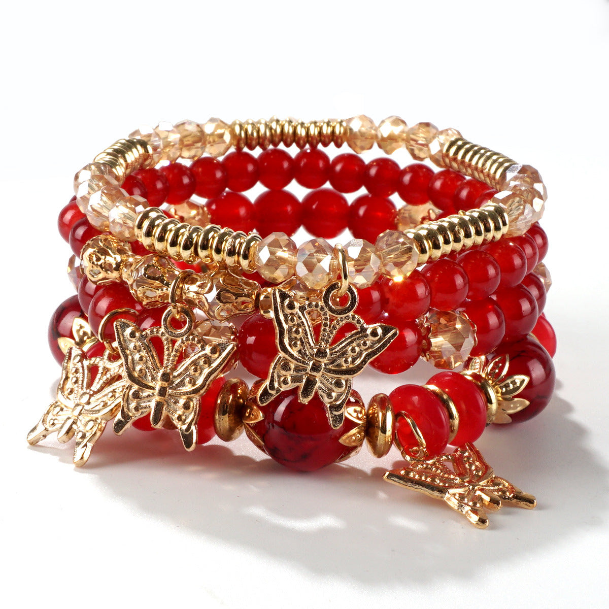 European and American Cross-Border Hot-Selling New Bohemian Bracelets Creative Tassel Multi-Layer Beaded Bracelets Fashion Jewelry
