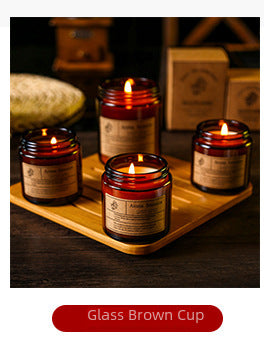 Cross-Border Smokeless Aromatherapy Candles, Souvenirs, Handmade Soy Wax Candle Cup Gift Boxes, High-End Home Fragrance Decorations