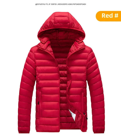 Cross-Border Exclusive Supply for Amazon: Men's 2026 Winter Jacket, Slim Fit, Lightweight Cotton Coat, Thin Multi-Color Quilted Cotton Clothing