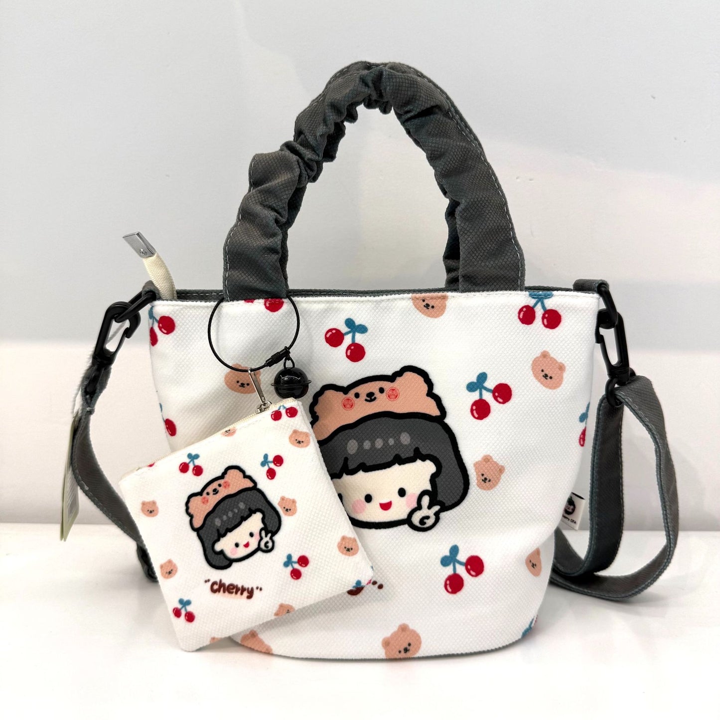 New Girls Handbag Storage Bag Cute Lunch Box Bag Handbag Mother Bag Korean Cartoon Bag Hand Bag