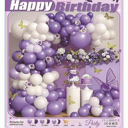 Balloon Chain Arch Set Scene Layout High-End Atmosphere Opening Birthday Party Decorations Anniversary Package