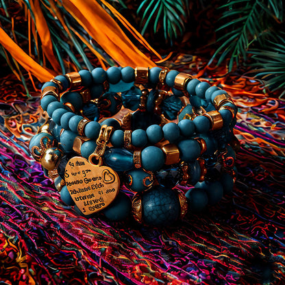 European and American Cross-Border Hot-Selling New Bohemian Bracelets Creative Tassel Multi-Layer Beaded Bracelets Fashion Jewelry