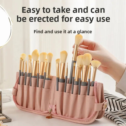 Beilian Makeup Brush Bag Handheld Large Capacity Makeup Brush Storage Bag Portable Tattoo Artist Tool Eyebrow Pencil Bag Wholesale