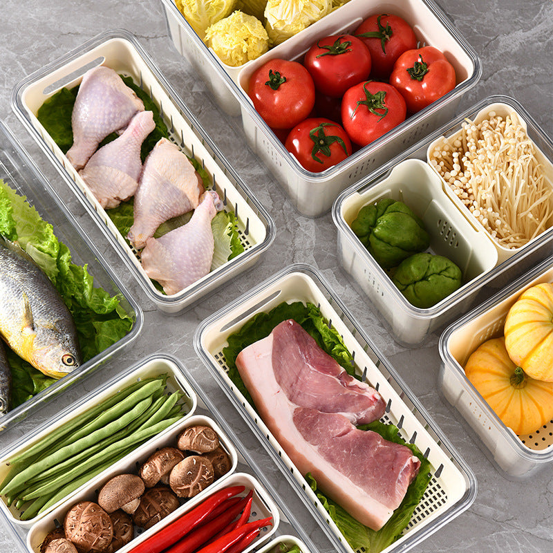 Seasoning Fresh-keeping Plastic Kitchen Sealed Box Spice Storage Box Food Grade Format Transparent Cereal Seasoning