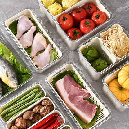 Seasoning Fresh-keeping Plastic Kitchen Sealed Box Spice Storage Box Food Grade Format Transparent Cereal Seasoning