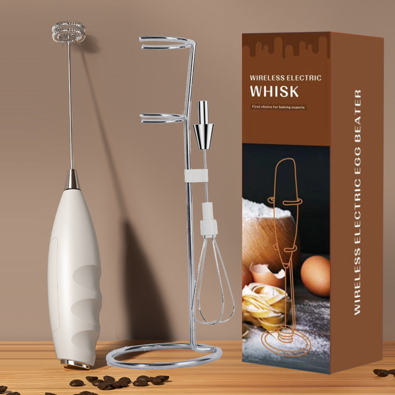 Premium Mini Milk Frother Handheld Coffee Home Baking Cream Foamer Milk Frother Electric Whisk