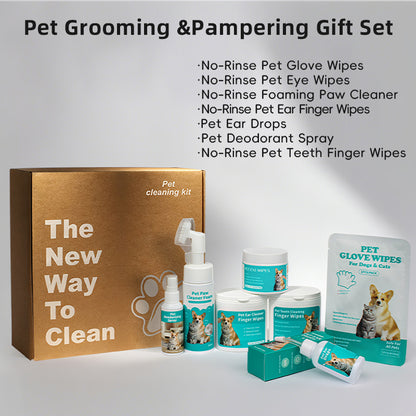 Foreign Trade Cross-Border Pet Tear Stain Wipes Pet Supplies Tear Stain Removal Cleaning Wet Wipes Cat Eye Tear Stain Removal