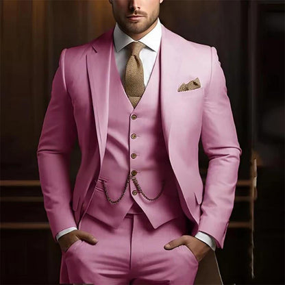 Men's High-grade Gentleman Temperament Slim Suit