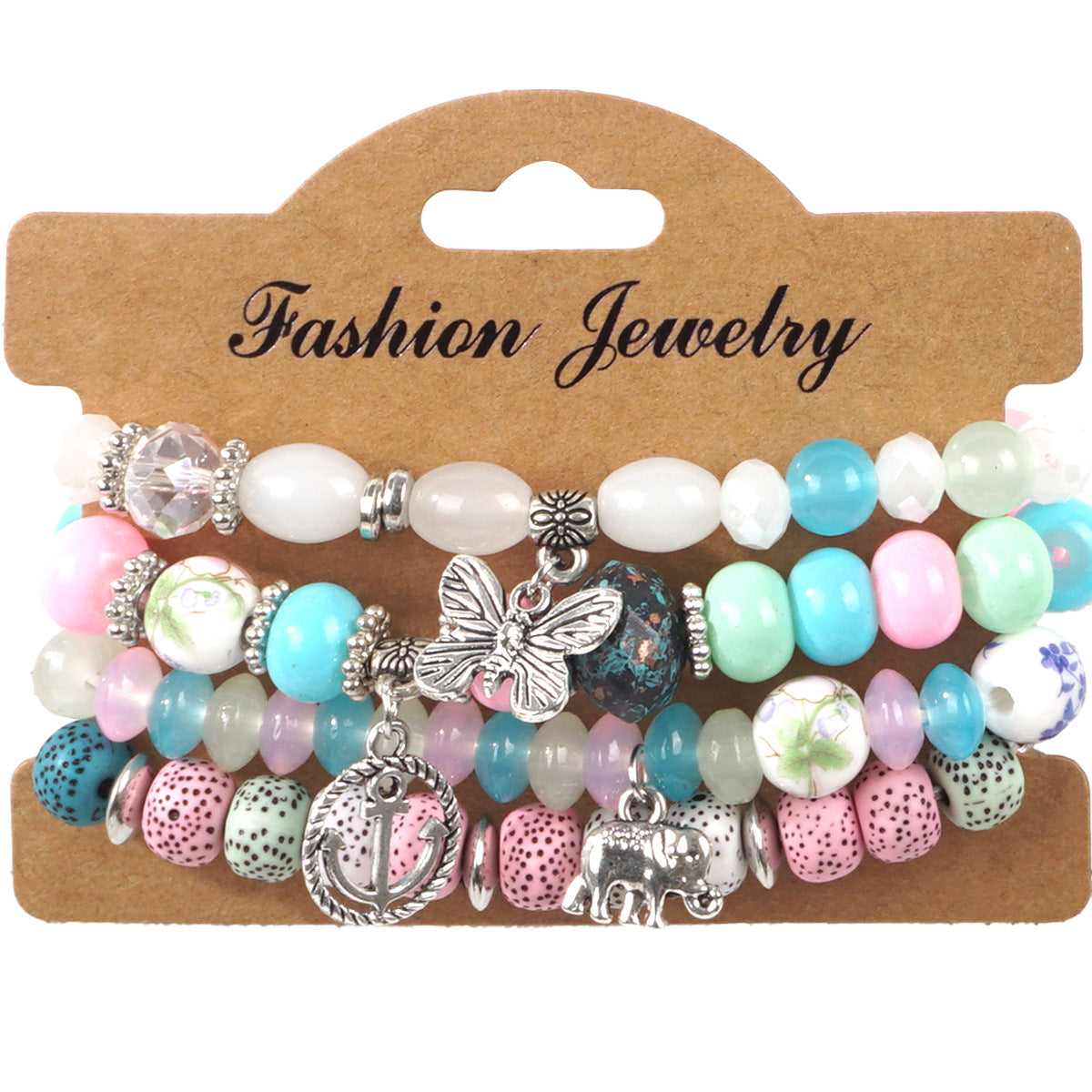 European and American Cross-Border Hot-Selling New Bohemian Bracelets Creative Tassel Multi-Layer Beaded Bracelets Fashion Jewelry