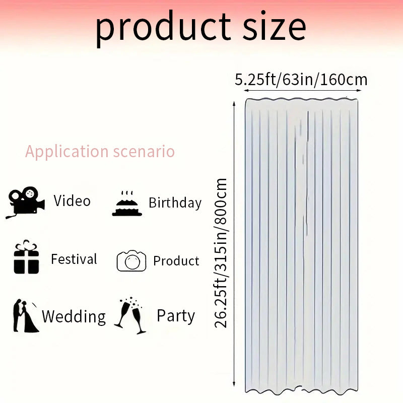 Wedding gauze curtain white gauze cross-border outdoor gauze curtain scene background decoration party wedding gauze wedding arch