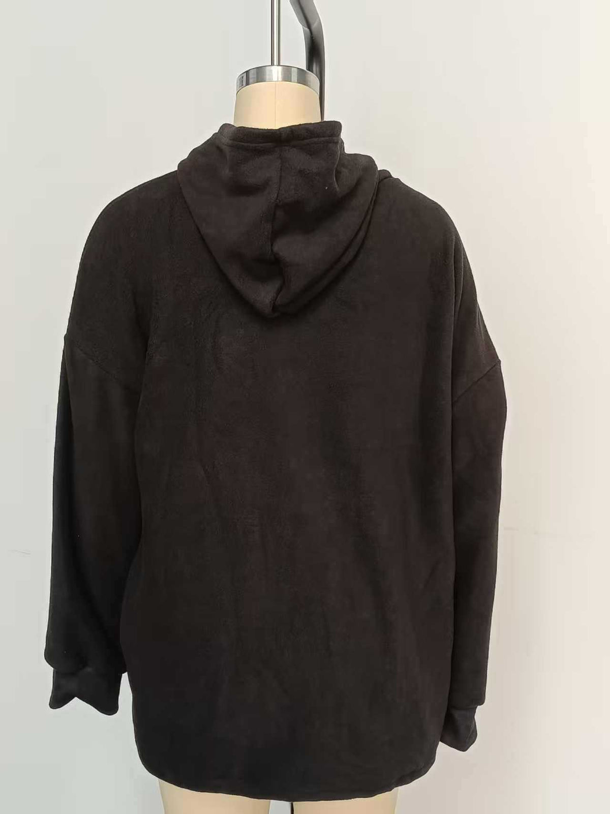 2025 New European and American Polar Fleece Pet-In-One Men's and Women's Trendy Hooded Loose Casual Warm Sweatshirt