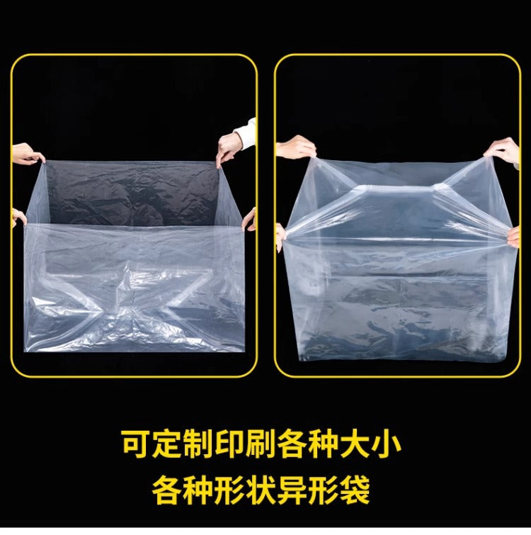 Square Bottom Lined Bags for Pork Crates, Freezer Bags, Fresh Meat Crates, Inner Film Bags, Turnover Box Plastic Bags