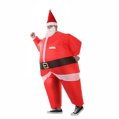 Cross-Border Hot Selling Christmas Tree Inflatable Suit Props Adult Christmas Tree Cosplay Holiday Costumes