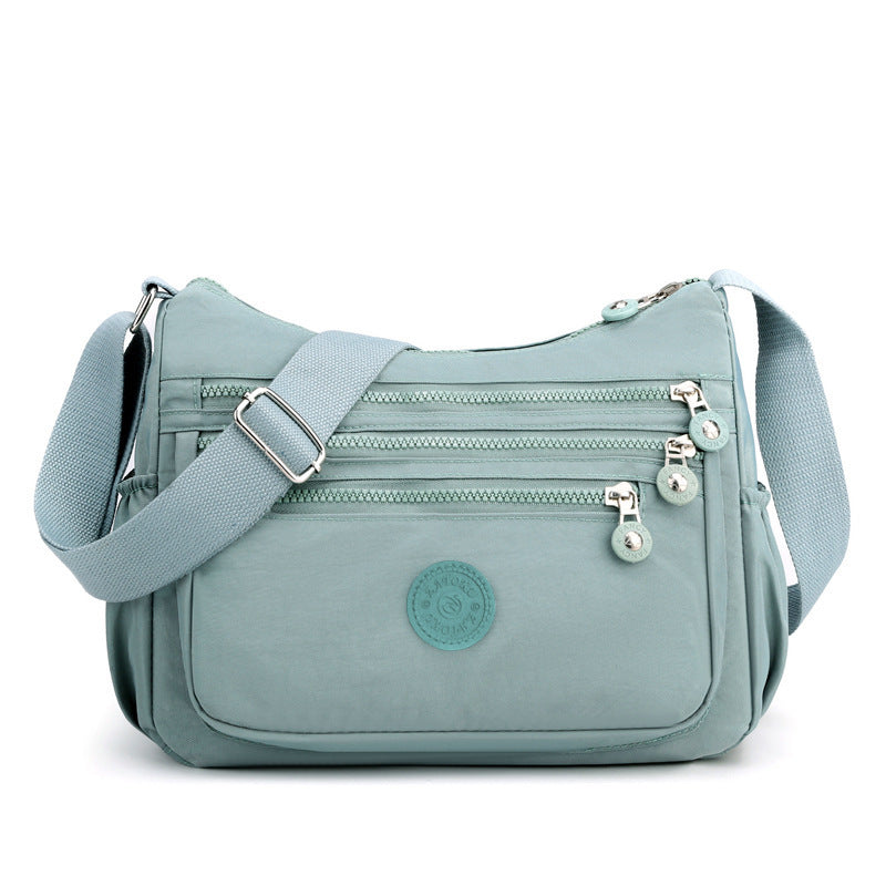 Nylon Cloth Multi-Layer Shoulder Bag Lightweight Simple Casual Crossbody Bag 2025 New Large Capacity Mother's Money Bag