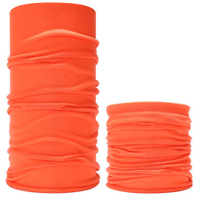Solid Color Outdoor Turban Riding Flying Scarf Varied Magic Turban Men's and Women's Sunscreen Windproof Scarf Headgear Neck Sleeve Hair Band