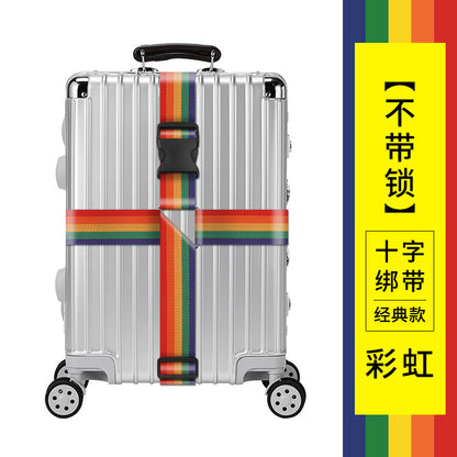 Trunk strap cross packing belt safety fixing consignment travel box protection tightening reinforcement belt binding rope