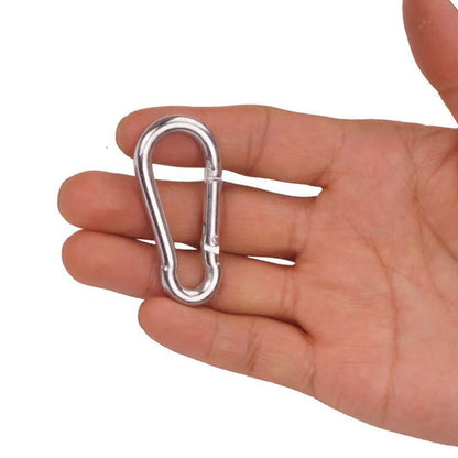 Safety Buckle, Climbing Buckle, Stainless Steel Lock, Spring Safety Ring, Outdoor Rock Climbing Accessories, Factory Direct Sales, Safety Hook