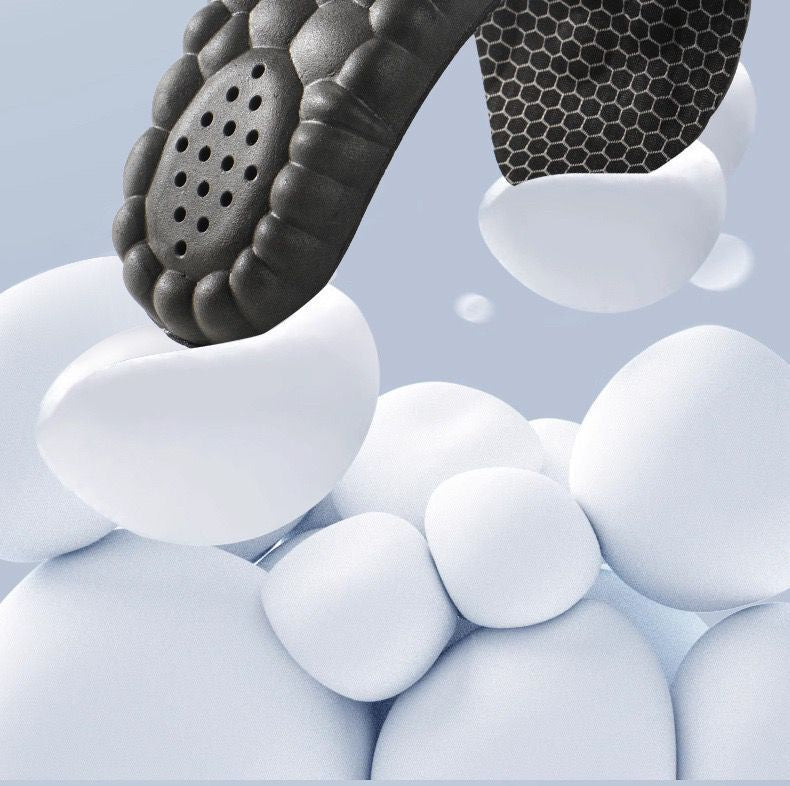 Graphene Insole Antibacterial Deodorant Massage Sports Shock Absorption Comfortable Sweat Absorbing Breathable High Elastic Foot Arch Support Not Tired Feet