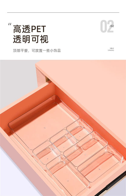 Bathroom Makeup Cotton Wall-Mounted Storage Box Bathroom Cotton Swab Stick Makeup Remover Cotton Dormitory Hair Accessories Storage Rack