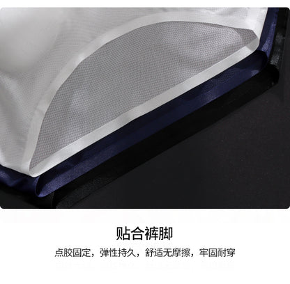 Foreign trade explosions men's briefs breathable comfortable letter sports sexy transparent egg ice silk low waist underwear head