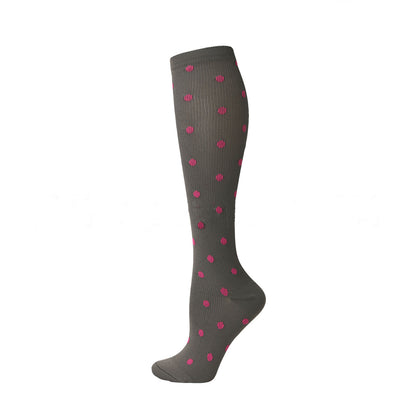 Cross-border calf compression socks sports stockings Amazon compression socks European and American pressure calf socks riding thin leg socks