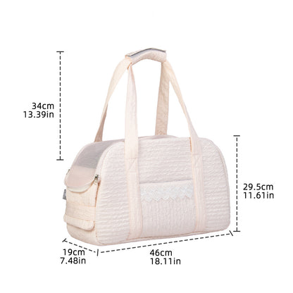 Lace Cat Bag Cat Bag Small Dog Pet Bag Breathable Dog Bag Portable Cat Bag Shoulder Pet Backpack