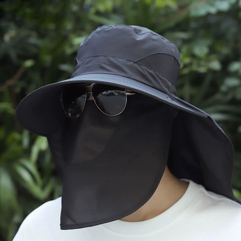 Fishing hat men's sun protection sun hat mountaineering hat men's summer UV protection sun hat summer fisherman hat