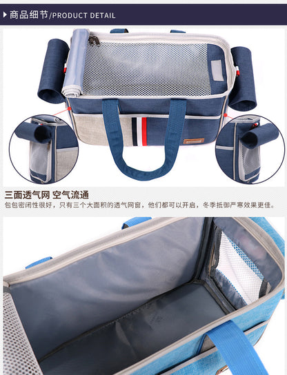 Cat Bag, Pet Bag, Large-Capacity Cat Bag, Dog Outing Shoulder Cross-Body Backpack, a Must-Have for Pet Travel