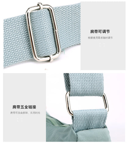 Nylon Cloth Multi-Layer Shoulder Bag Lightweight Simple Casual Crossbody Bag 2025 New Large Capacity Mother's Money Bag