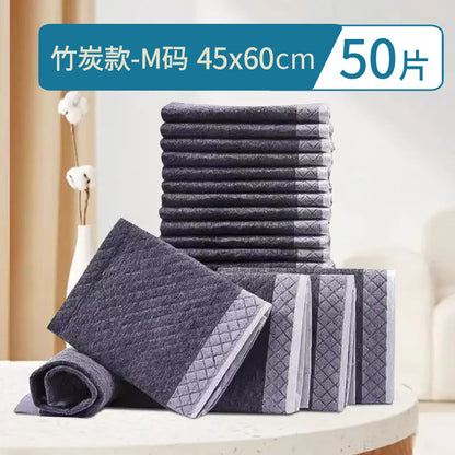 Dropshipping Pet Pee Pads with Bamboo Charcoal Deodorization, Thickened and Highly Absorbent, Disposable Pee Pads for Cats and Rabbits, Wholesale