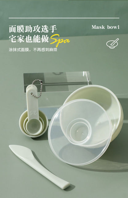 Keqi Makeup Set Bowl Mini DIY Mask Bowl Mixing Stick Homemade Mask Tool Beauty Bowl Waterproof Skin Care