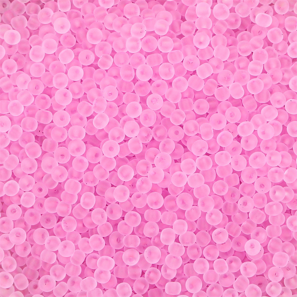 High quality domestic transparent frosted rice beads loose beads handmade DIY bracelet necklace accessories material factory direct sales