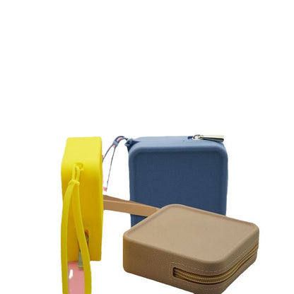 Multi-Purpose Silicone Travel Storage Bag, Cosmetic Storage Bag, Waterproof Zipper Type, Large-Capacity Cosmetic Bag, Coin Purse