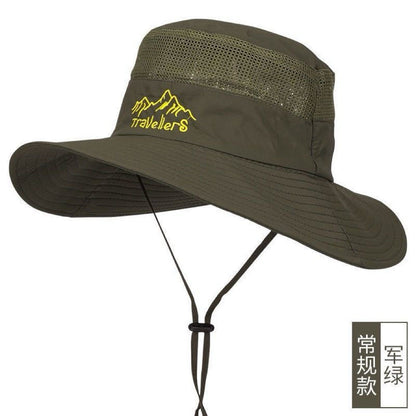 Fishing hat men's sun protection sun hat mountaineering hat men's summer UV protection sun hat summer fisherman hat