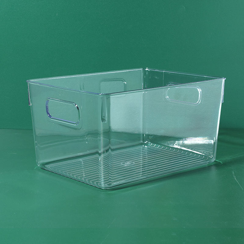 Simple Storage Box Transparent Acrylic Narrow Long Rectangular Mirror Cabinet Cosmetic Stationery Pen Kitchen Chopsticks Box