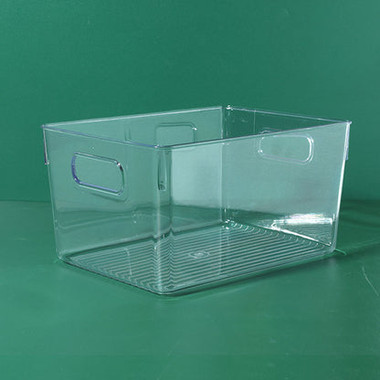 Simple Storage Box Transparent Acrylic Narrow Long Rectangular Mirror Cabinet Cosmetic Stationery Pen Kitchen Chopsticks Box