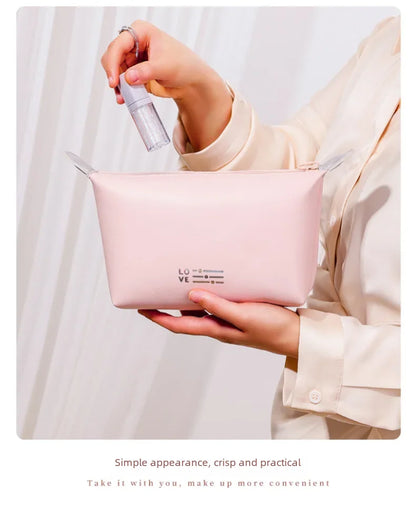 Beilian Fashion Cosmetic Bag Ins Style Pu Cosmetic Cosmetics Bag Travel Waterproof Satchel Toiletry Bag Wholesale Satchel