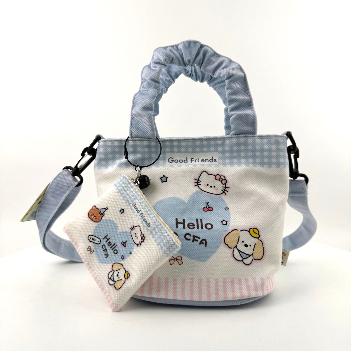In-Stock New Small Cloth Bag Ins Cute Cartoon Women's Summer Cloth Bag Handbag Casual Tote Bag Upgrade
