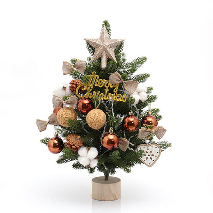 Christmas tree pe mini Christmas tree 45cm desktop Christmas tree set decoration christmas tree