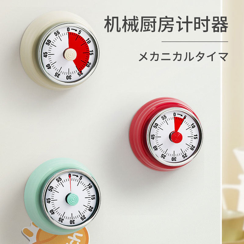 Export mechanical timer kitchen cooking timing reminder visual time management alarm clock countdown magnetic attraction