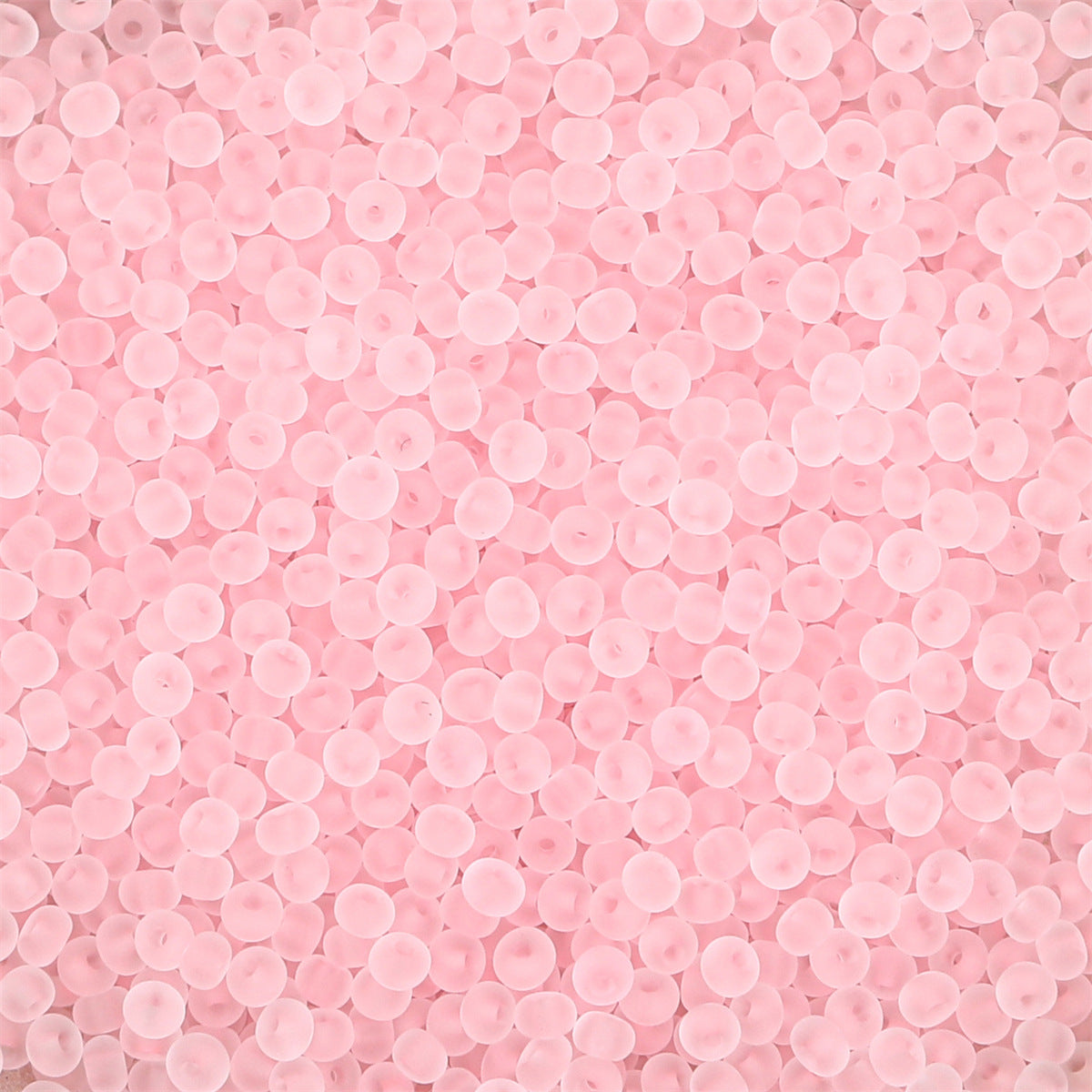 High quality domestic transparent frosted rice beads loose beads handmade DIY bracelet necklace accessories material factory direct sales