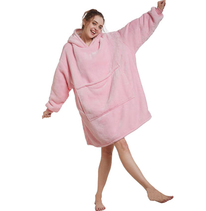 Amazon Hot Selling Autumn and Winter Flannel Double Layer Pajamas fleece-lined Warm Long Sleeve plus size Pet Bag Home Clothes